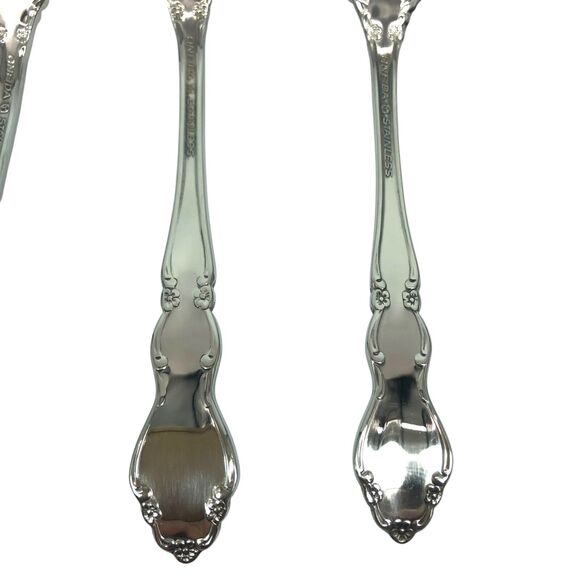 Oneida DOVER Stainless Flatware Set 5 pc Salad Dinner Fork Teaspoon Soup Spoon D - Picture 10 of 13